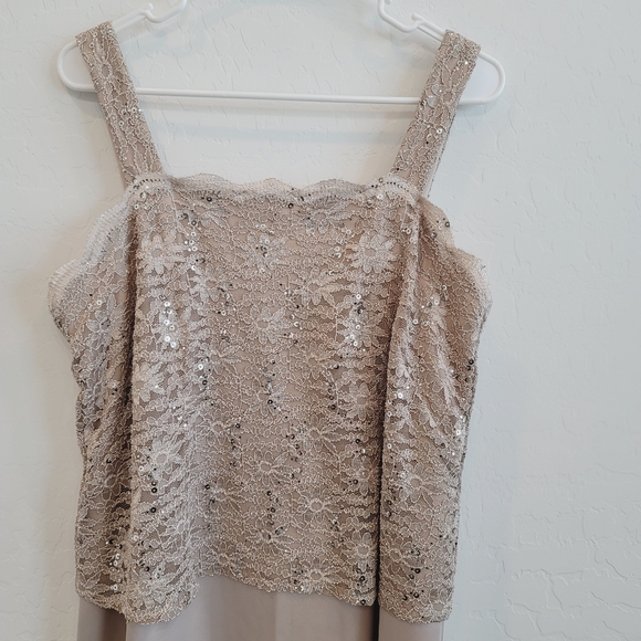 Alex Evenings Sleeveless A-Line Dress Gown Women's Size 14W - Picture 8 of 14